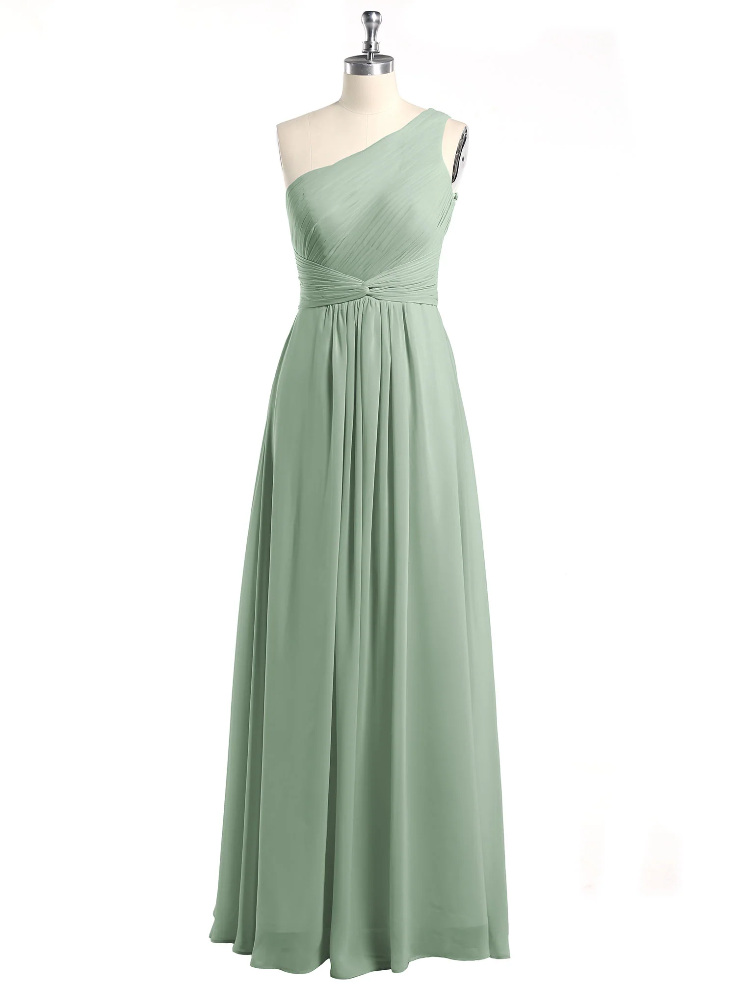 One Shoulder Dresses with Pleated Bodice Agave - Image 4