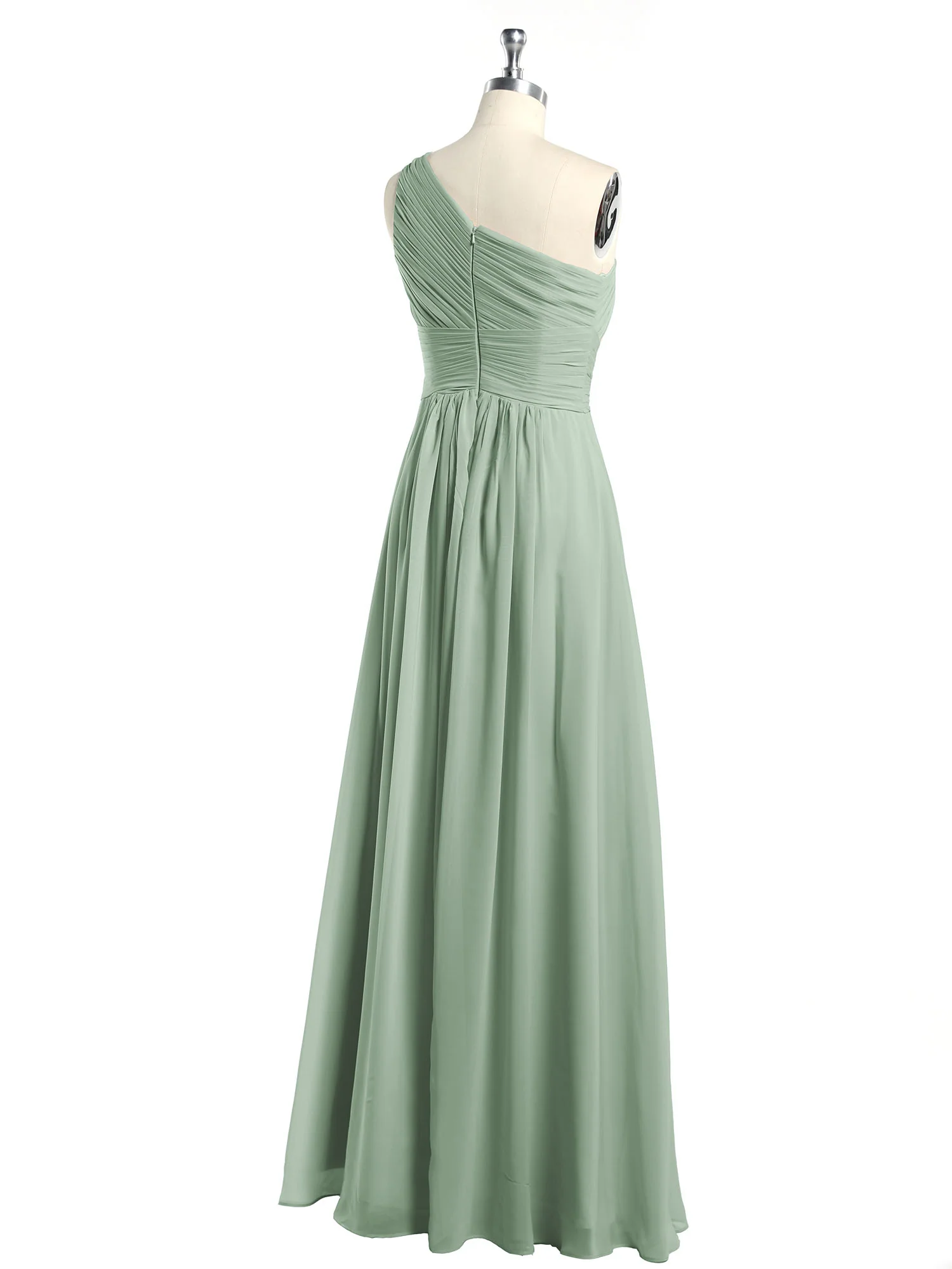One Shoulder Dresses with Pleated Bodice Agave - Image 5