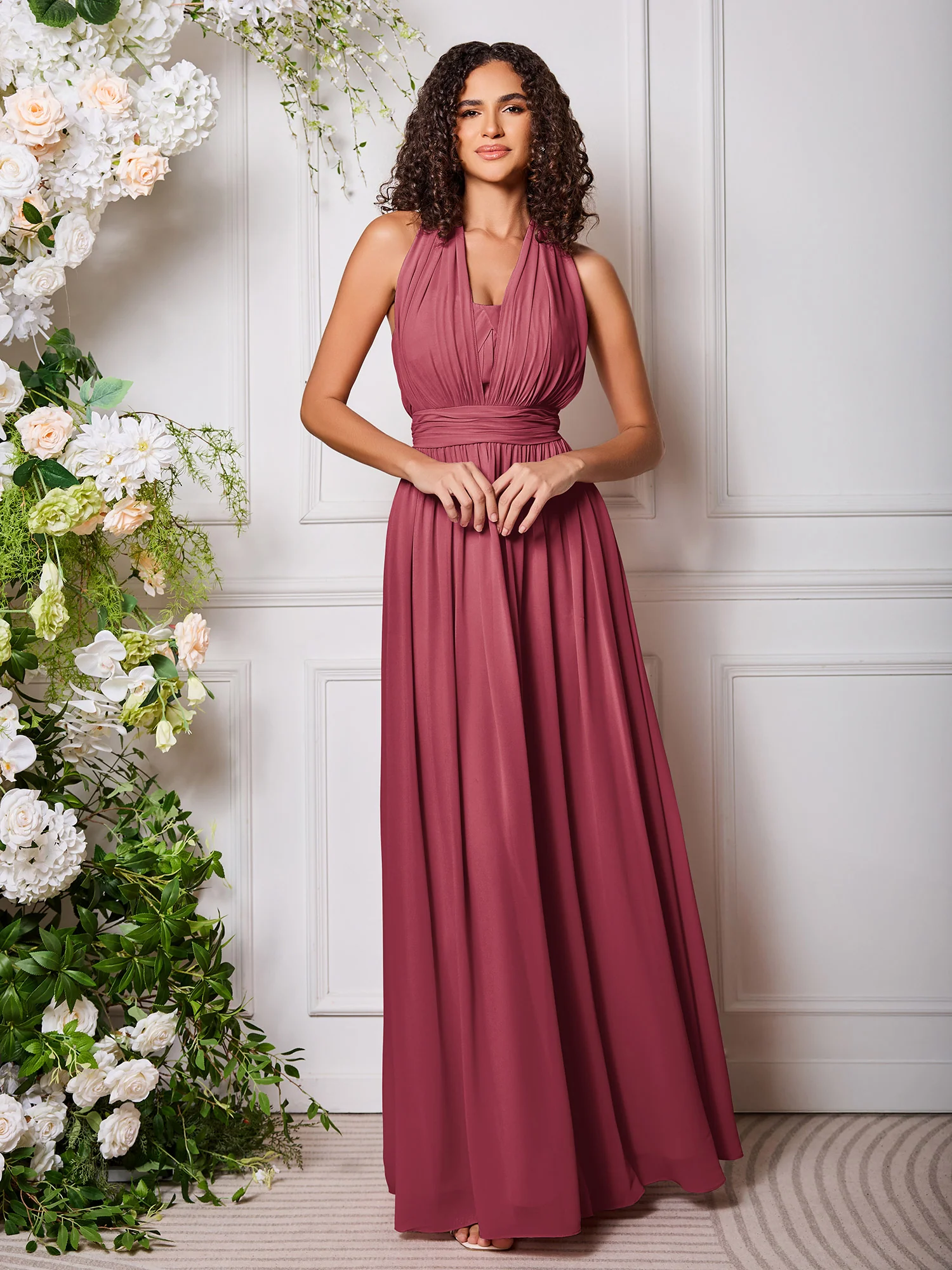 Twisted-T Cinnamon Rose Multi Wear Convertible Bridesmaid Dresses - Image 2